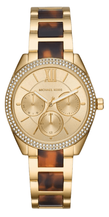Michael Kors Janelle Chronograph Gold Dial Two Tone Steel Strap Watch For Women - MK7133 Buy Now By Michael Kors