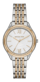 Michael Kors Mindy Three Hand White Dial Two Tone Steel Strap Watch For Women - MK7084 Buy Now By Michael Kors