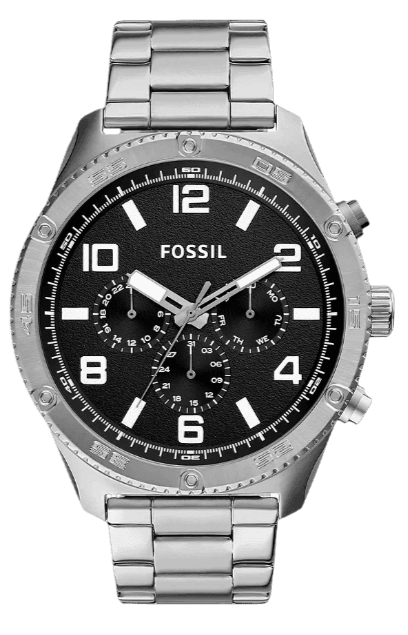 Fossil Brox Multifunction Black Dial Silver Steel Strap Watch for Women - BQ2797 Buy Now By Fossil