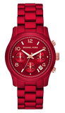 Michael Kors Runway Analog Chronograph Red Dial Red Steel Strap Watch for Women - MK7436 Buy Now By Michael Kors