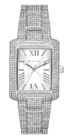 Michael Kors Emery Analog Crystals Silver Dial Silver Steel Strap Watch for Women - MK4648 Buy Now By Michael Kors