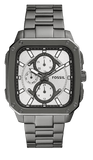 Fossil Inscription Multifunction Silver Dial Grey Steel Strap Watch for Men - BQ2657 Buy Now By Fossil