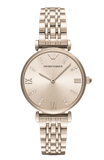Emporio Armani T-Bar Gianni Rose Gold Dial Rose Gold Steel Strap Watch For Women - AR11059 Buy Now By Emporio Armani