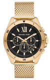 Michael Kors Brecken Chronograph Black Dial Gold Mesh Strap Watch For Men - MK8867 Buy Now By Michael Kors