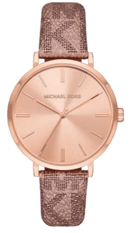 Michael Kors Addyson Quartz Rose Gold Dial Pink Leather Strap Watch for Women - MK2953 Buy Now By Michael Kors