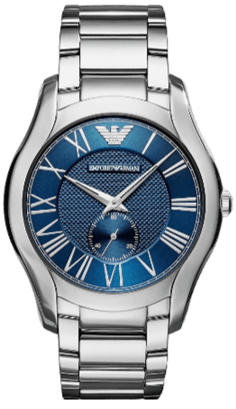 Emporio Armani Valente Quartz Blue Dial Silver Steel Strap Watch For Men - AR11085 Buy Now By Emporio Armani