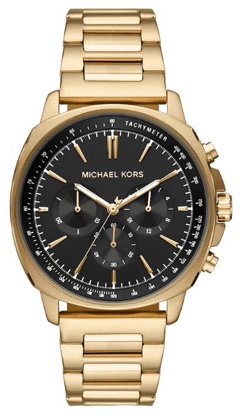 Michael Kors Sullivan Quartz Black Dial Gold Steel Strap Watch For Men - MK8969 Buy Now By Michael Kors