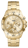 Fossil Garrett Chronograph Gold Dial Gold Steel Strap Watch for Men - FS5772 Buy Now By Fossil