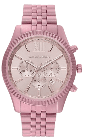 Michael Kors Lexington Chronograph Pink Dial Pink Steel Strap Watch for Women - MK8792 Buy Now By Michael Kors