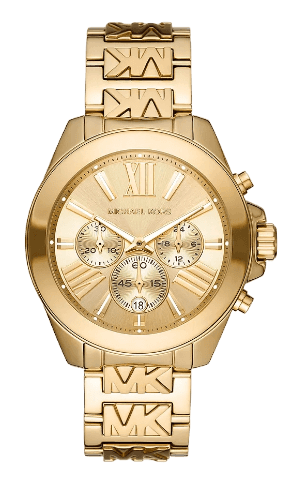 Michael Kors Wren Chronograph Gold Dial Gold Steel Strap Watch for Women - MK6952 Buy Now By Michael Kors