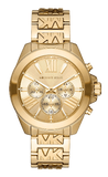 Michael Kors Wren Chronograph Gold Dial Gold Steel Strap Watch for Women - MK6952 Buy Now By Michael Kors