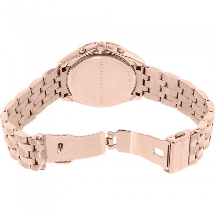 Marc Jacobs Amy Rose Gold Dial Rose Gold Steel Strap Watch for Women - MBM3223 Buy Now By Marc Jacobs