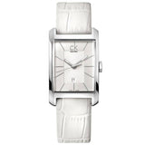 Calvin Klein Window White Dial White Leather Strap Watch for Women - K2M23120 Buy Now By Calvin Klein