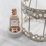 Guess Vanity Diamonds Silver Dial Gold Steel Strap Watch for Women - W1030L4 Buy Now By Guess