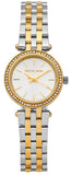 Michael Kors Darci White Dial Two Tone Steel Strap Watch for Women - MK3323 Buy Now By Michael Kors