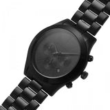 Michael Kors Slim Runway Chronograph Black Dial Black Steel Strap Watch For Men - MK8919 Buy Now By Michael Kors