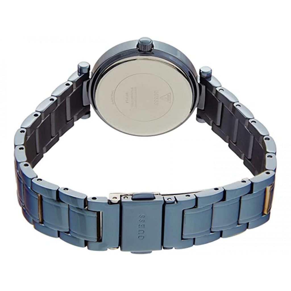 Guess Park Ave Analog Quartz Blue Dial Blue Steel Strap Watch For Women - W0767L4 Buy Now By Guess