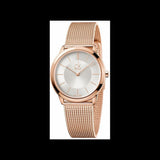 Calvin Klein Minimal White Dial Rose Gold Mesh Bracelet Watch for Women - K3M22626 Buy Now By Calvin Klein