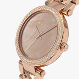 Michael Kors Parker Rose Gold Dial with Diamonds Rose Gold Steel Strap Watch for Women - MK6426 Buy Now By Michael Kors