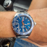 Tag Heuer Formula 1 Quartz 43mm Blue Dial Silver Steel Strap Watch for Men - WAZ1010.BA0842