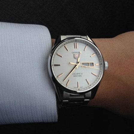 Tag Heuer Carrera White Dial Watch for Men - WAR201D.BA0723