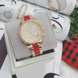 Michael Kors Ritz Chronograph Gold Dial Two Tone Steel Strap Watch For Women - MK6517 Buy Now By Michael Kors