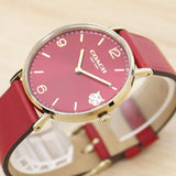 Coach Perry Red Dial Red Leather Strap Watch for Women - 14503867 Buy Now By Coach