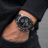 Tommy Hilfiger Parker Chronograph Quartz Grey Dial Black Leather Strap Watch For Men - 1791838 Buy Now By Tommy Hilfiger