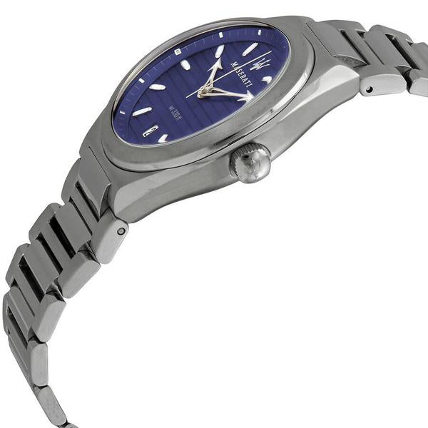 Maserati Triconic Quartz Blue Dial Silver Steel Strap Watch For Men - R8853139002 Buy Now By Maserati