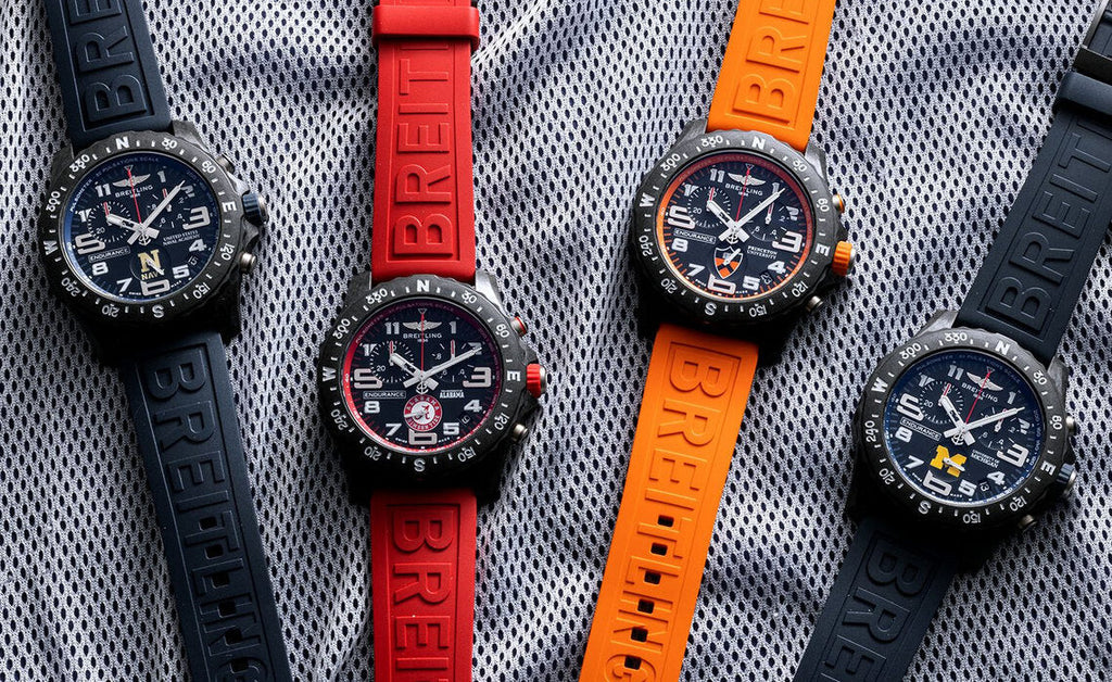 Breitling Endurance Pro University Black Dial Blue Rubber Strap Watch for Men - X823101C1B1S1 Buy Now By Breitling