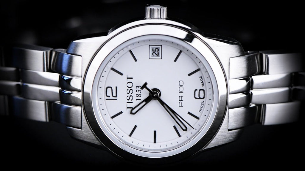 Tissot T Classic PR100 Watch Ladies White Dial Stainless Steel For Women - T049.210.11.017.00 Buy Now By Tissot