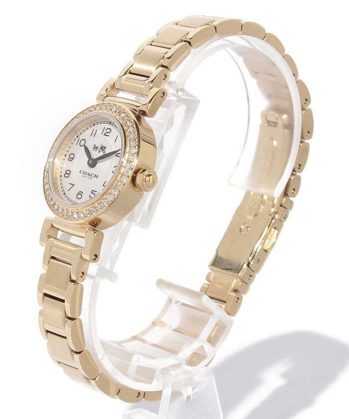 Coach Madison White Dial Gold Steel Strap Watch for Women - 14502403 Buy Now By Coach