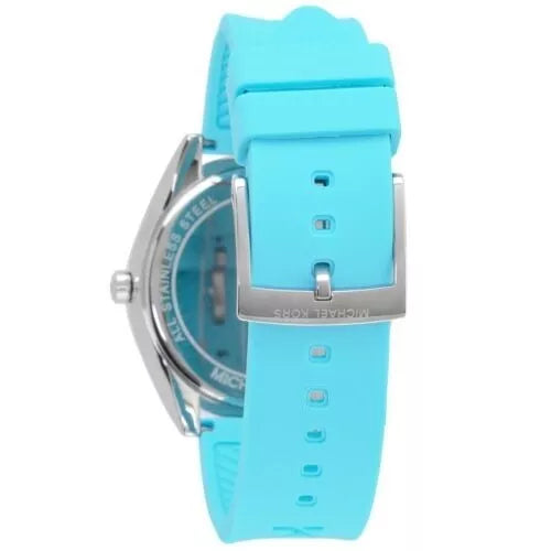 Michael Kors Janelle Quartz Blue Dial Blue Rubber Strap Watch For Women - MK7350 Buy Now By Michael Kors