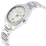 Gucci G Frame Quartz Diamonds Silver Dial Silver Steel Strap Watch For Women - YA142504 Buy Now By Gucci