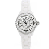 Chanel J12 Ceramic White Dial White Steel Strap Watch for Women - J12 H0968 Buy Now By Chanel