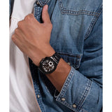 Guess Headliner Multifunction Black Dial Black Steel Strap Watch For Men - GW0572G3 Buy Now By Guess