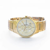 Emporio Armani Renato Chronograph White Dial Gold Steel Strap Watch For Men - AR11332 Buy Now By Emporio Armani