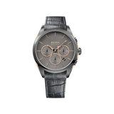 Hugo Boss Onyx Chronograph Grey Dial Black Leather Strap Watch For Men - HB1513366 Buy Now By Hugo Boss