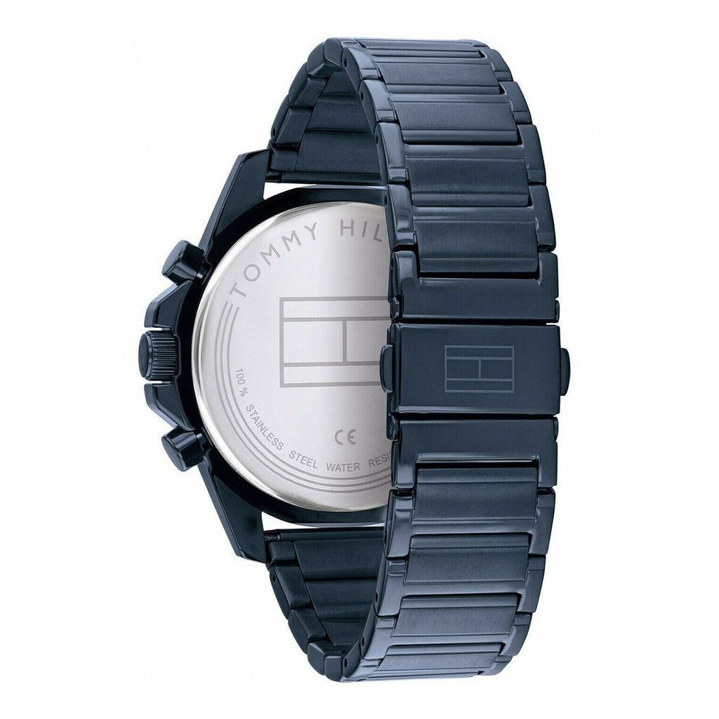 Tommy Hilfiger Decker Chronograph Blue Dial Blue Steel Strap Watch for Men - 1791560 Buy Now By Tommy Hilfiger