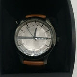 Armani Exchange Hampton Chronograph Grey Dial Brown Leather Strap Watch For Men - AX2414 Buy Now By Armani Exchange