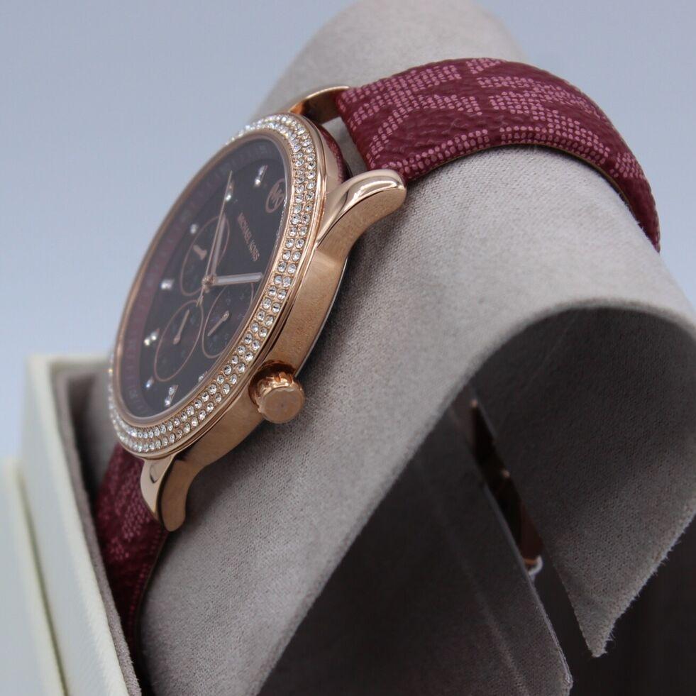 Michael Kors Tibby Multifunction Red Dial Red Leather Strap Watch For Women - MK2967 Buy Now By Michael Kors