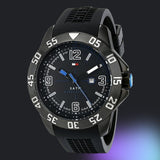 Tommy Hilfiger Sport Multifunction Black Dial Black Rubber Strap Watch for Men - 1790983 Buy Now By Tommy Hilfiger