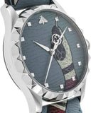 Gucci G Timeless Quartz Blue Dial Blue Leather Strap Watch For Men - YA1264080 Buy Now By Gucci