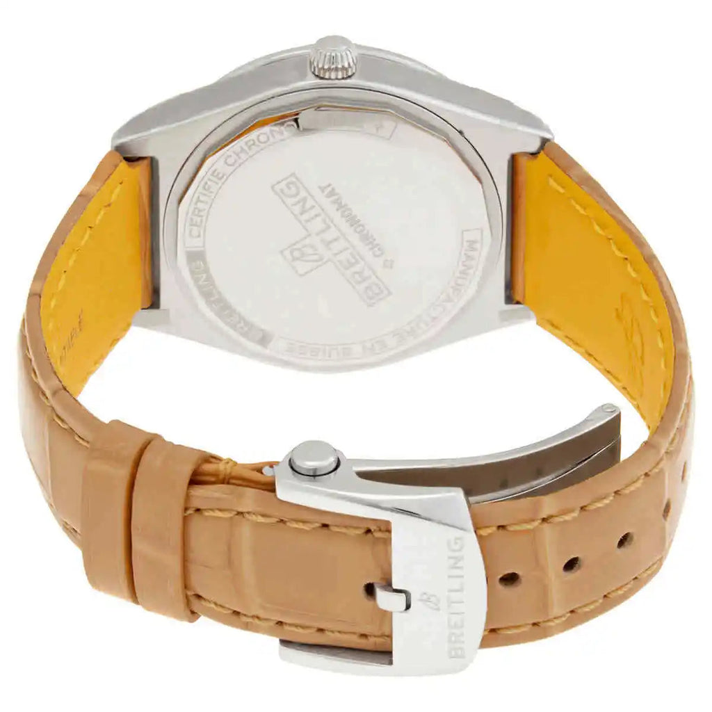 Breitling Chronomat Automatic 36 South Sea Brown Dial Brown Leather Strap Watch for Women - A10380611A1P1 Buy Now By Breitling