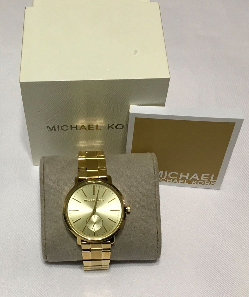 Michael Kors Jaryn Analog Quartz Gold Dial Gold Steel Strap Watch For Women - MK3500 Buy Now By Michael Kors