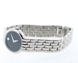 Movado Veturi Quartz Black Dial Silver Steel Strap Watch for Women - 0606338 Buy Now By Movado