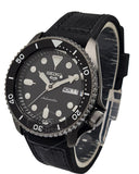 Seiko 5 Sport Automatic Black Dial Black Silicone Strap Watch For Men - SRPD65K3 Buy Now By Seiko
