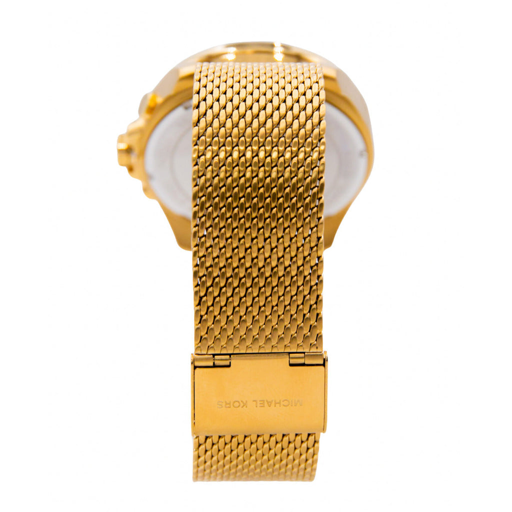 Michael Kors Brecken Chronograph Black Dial Gold Mesh Strap Watch For Men - MK8867 Buy Now By Michael Kors