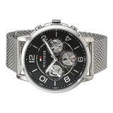 Tommy Hilfiger Chronograph Black Dial Silver Mesh Bracelet Watch for Men - 1791292 Buy Now By Tommy Hilfiger