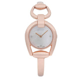Gucci Horsebit Collection Diamonds Mother of Pearl Dial Rose Gold Steel Strap Watch For Women - YA139508 Buy Now By Gucci